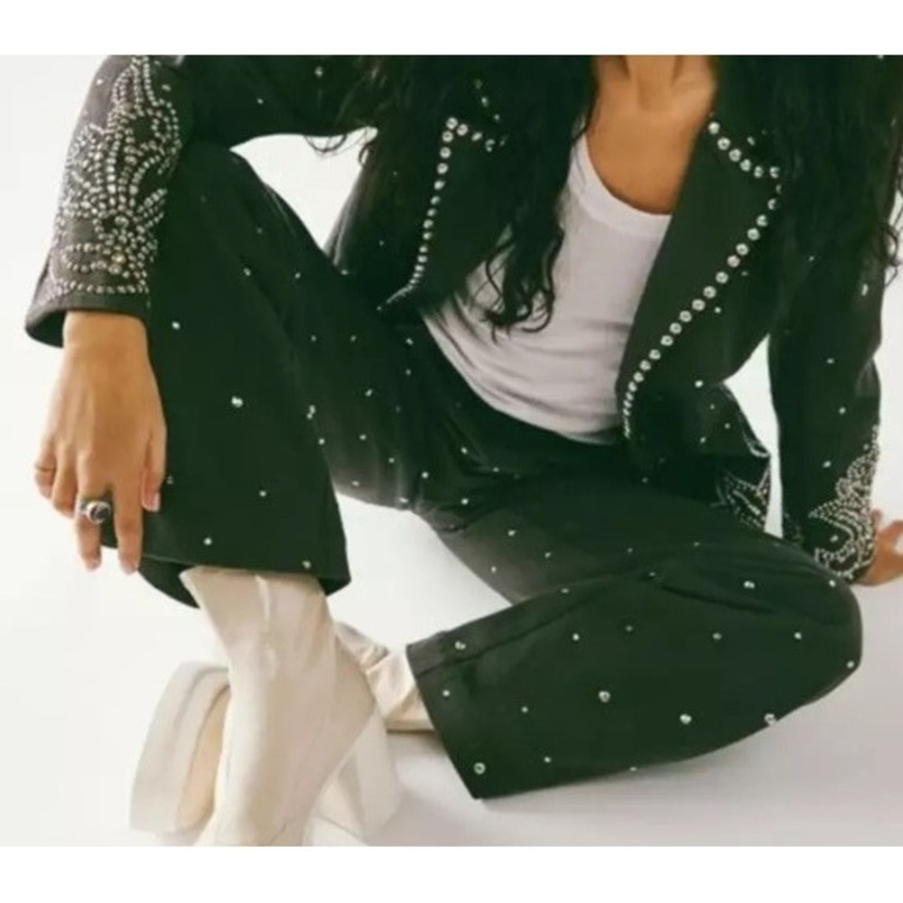 Free People Double Stack Platform Boots Size 8 Ms… - image 2